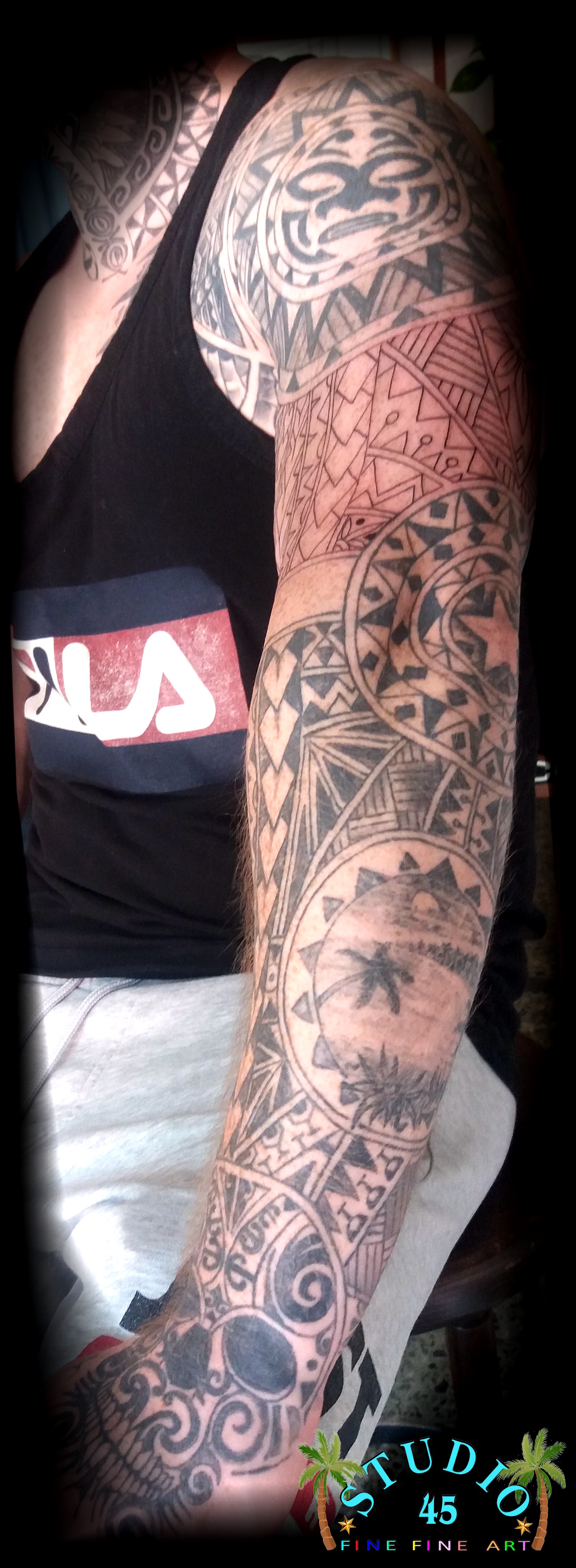 Maori Style individuelle Freihand Arbeit fertig Recklinghausen STUDIO 45